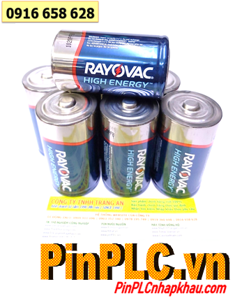 Rayovac LR20; Pin Alkaline 1.5v Rayovac LR20 HighEnergy chính hãng _Xuất xứ Mỹ  (Loại Vỉ 2viên)